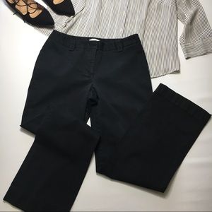 Loft Black Cuffed Trousers, sz 4P